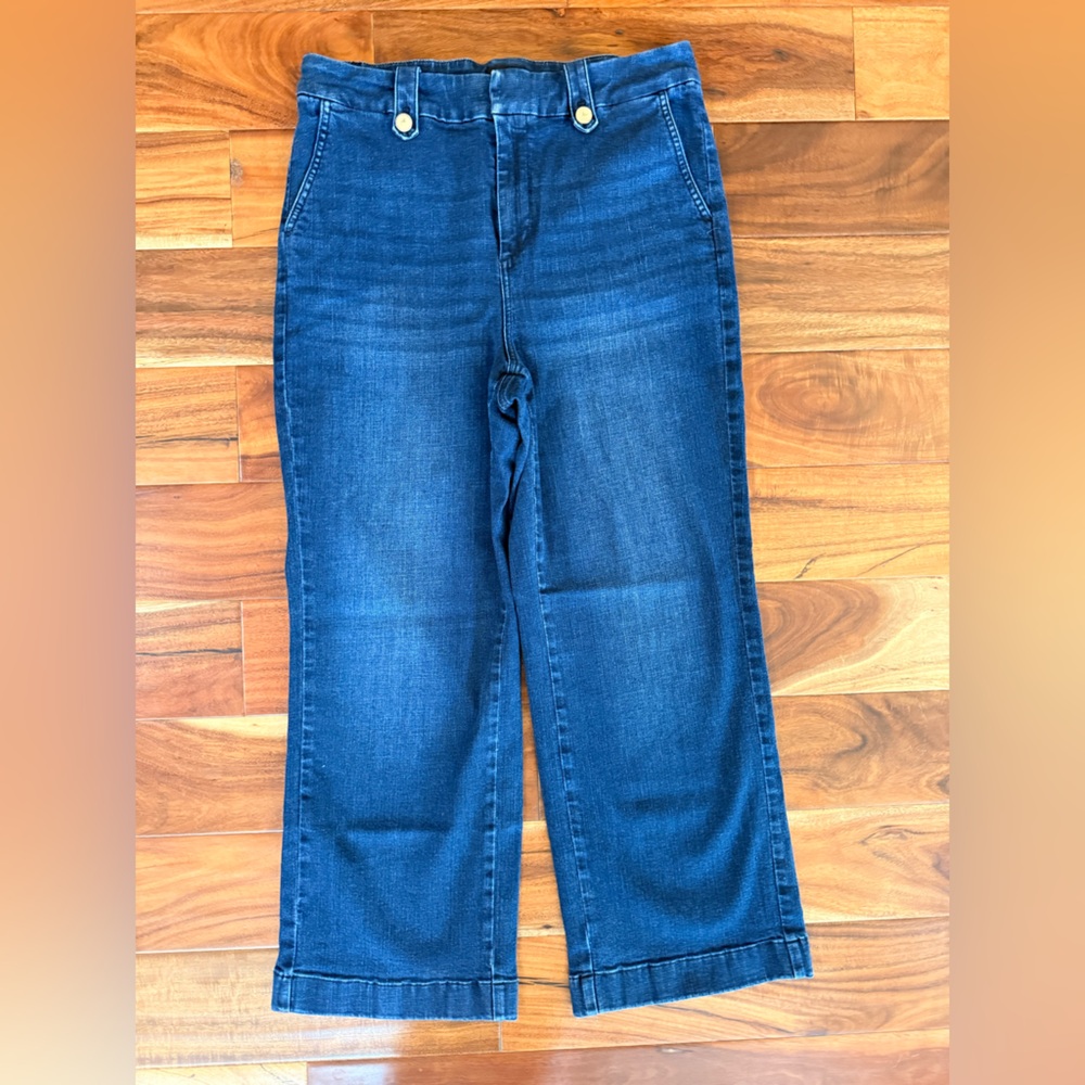 Talbots Indigo Denim Wide Leg Jeans